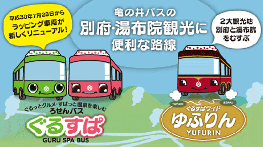 別府・湯布院観光に便利な路線